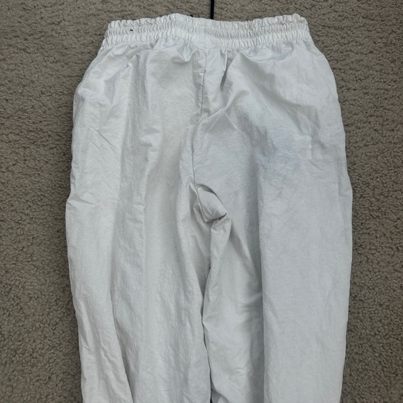 Vintage Nike logo branded fleece sweatpants jogger size XS gray white stripe - Picture 10 of 12